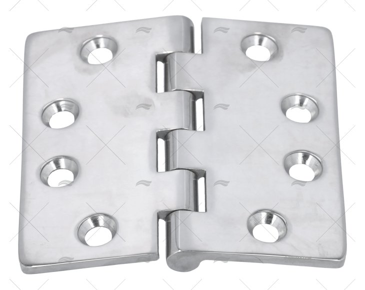 DOOR HINGE DOWN 102 X 102mm INOX 316 MARINE TOWN