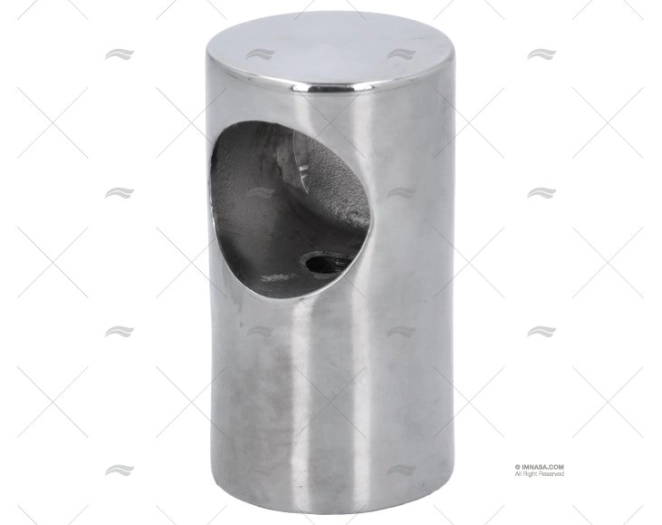 SUPPORTO CORRIMANO INOX TERMINALE 25mm