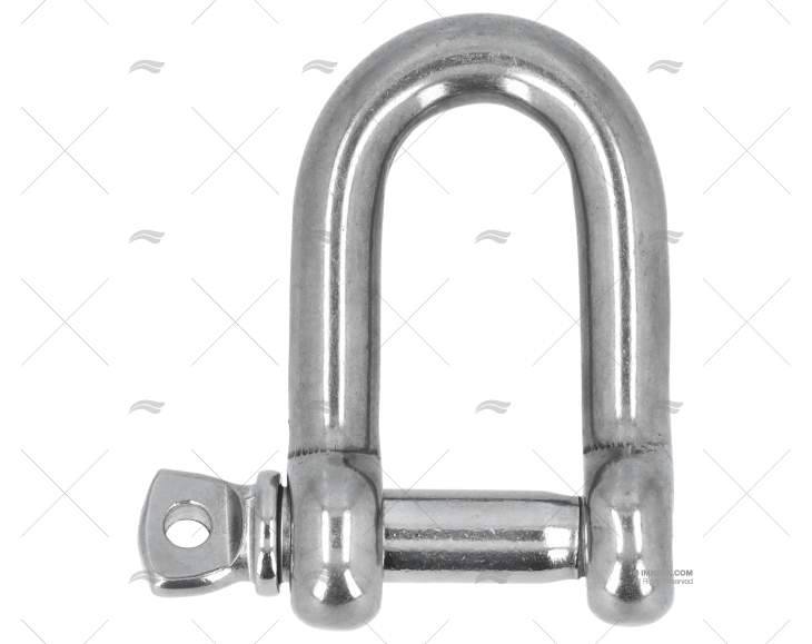 SHACKLE 'D' 10mm S.S.