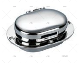 CHAIN ROPE DECK PIPE HINGED CAP INOX 316