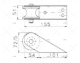 FAIRLEAD BOW ROLLER 155mm INOX