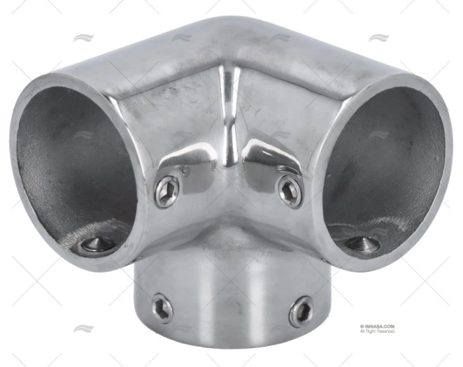 TERMINALE INOX P/CORRIMANI 3 USCITE 32mm