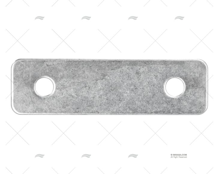 PLACA BASE INOX AISI 316 154X44X3mm