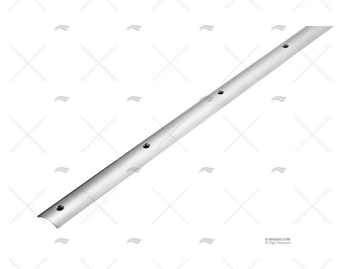 RUB RAIL HOLLOW 19mm INOX