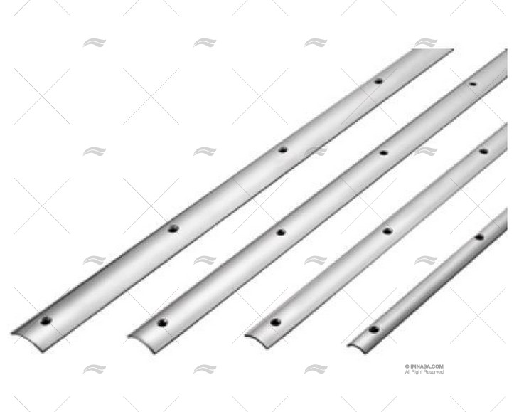 RUB RAIL HOLLOW 19mm INOX