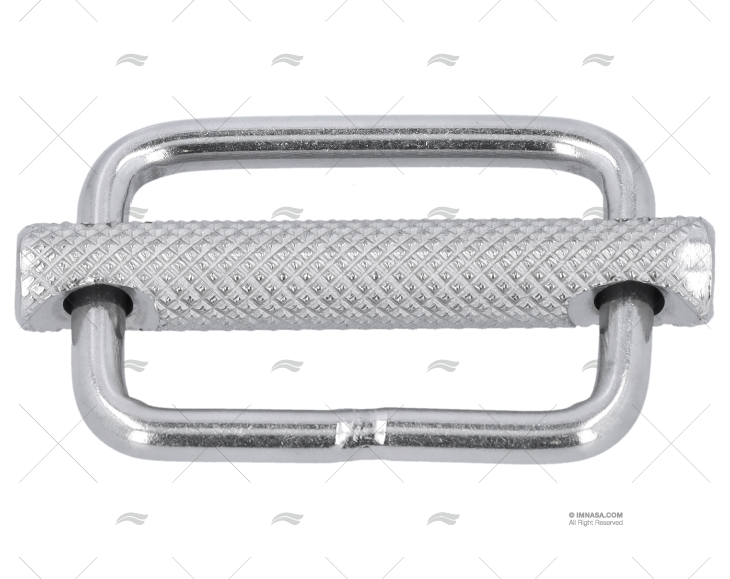 WEBBING BUCKLE W/CENTER BAR 40mm INOX