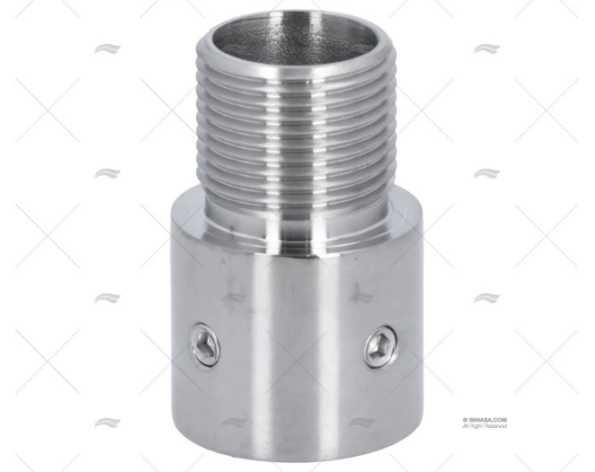 BASE ANTENNA TUBO INOX 316