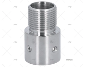 BASE ANTENNA TUBO INOX 316