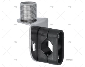 BASE ANTENNA CORRIMANO 22-25mm INOX 316