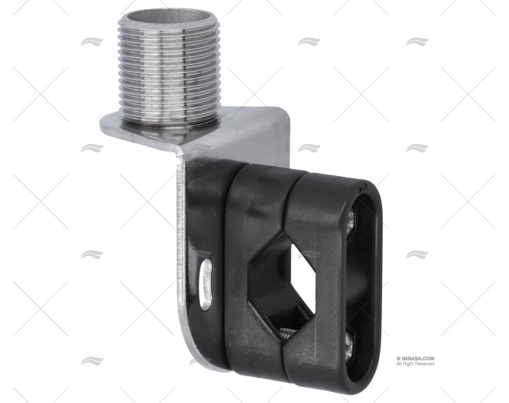 BASE ANTENNA CORRIMANO 22-25mm INOX 316