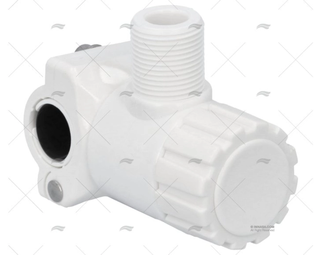 BASE ANTENA NYLON C/PORCA BORBOLETA