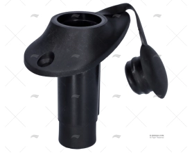 STERN LIGHT BASE BLACK PVC