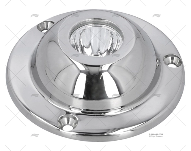 LUZ SUBMERSÍVEL AZUL   12V INOX