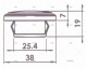 COURTESY LIGHT LED 360º BLUE IP67 9-28V