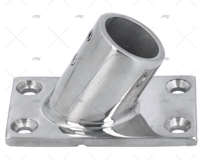 CASQUILHO DO LEME 60º 25mm INOX FUND BASE RECTANGU