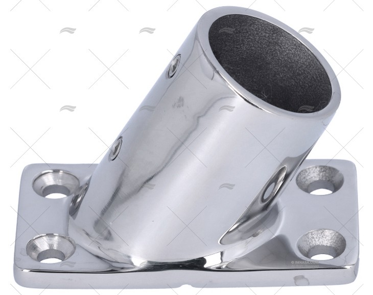CASQUILHO DO LEME 60º RECTANGULAR INOX AISI 316 32mm
