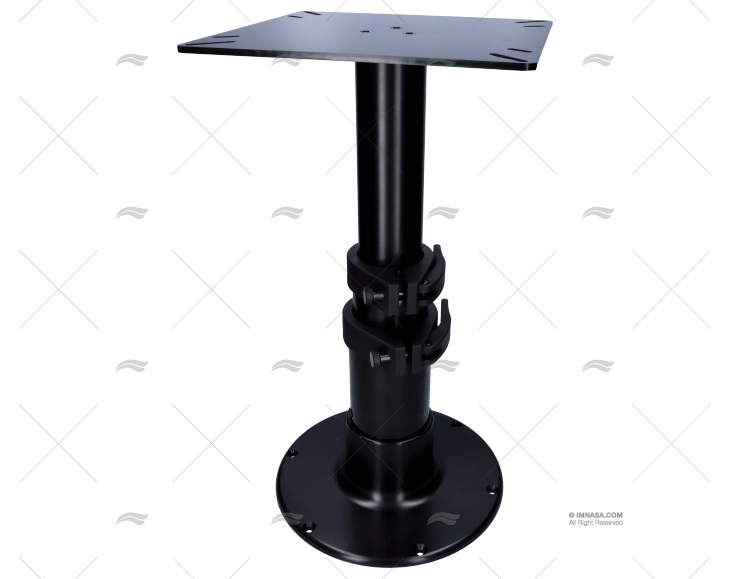 PÉ MESA TRIPLEX ALUMÍNIO BLACK LINE IMNASA