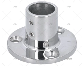 CASQUILHO DO LEME 90º 25mm INOX FUND BASE REDONDA