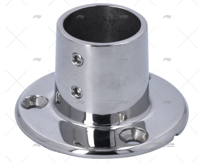 CASQUILHO DO LEME 90º REDONDO INOX SS 316 32mm