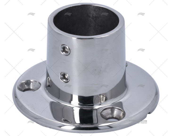 CASQUILHO DO LEME 90º REDONDO INOX SS 316 32mm