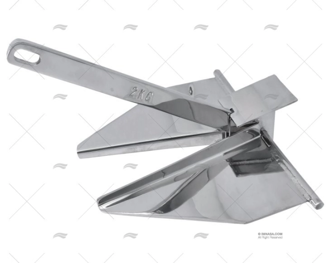 ANCORA TIPO DANFORTH INOX 2.5kg