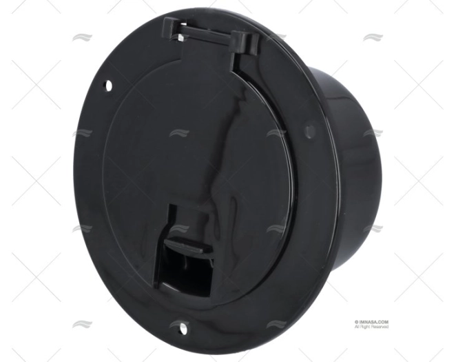 TAPA REGISTRO REDONDA GS NEGRA