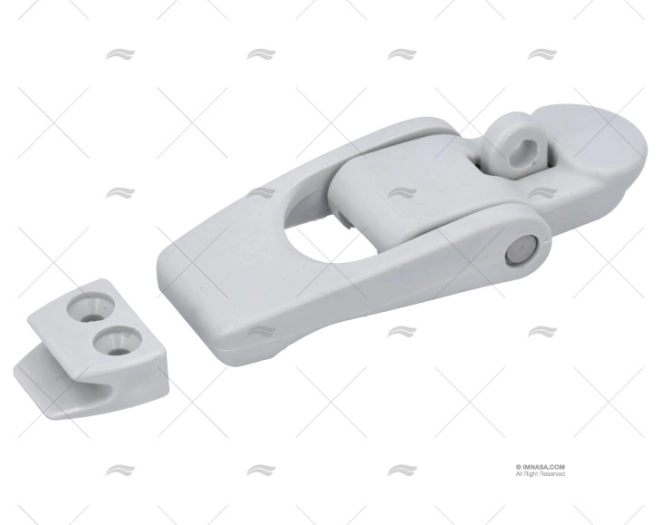FECHO PLÁSTICO BRANCO 111mm