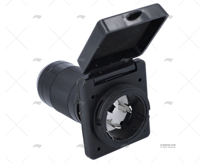 MALE POWER SOCKET 30A(50)  BLACK