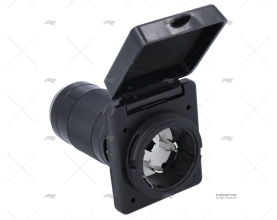 BASE ELÉCTRICA POPA MACHO 30A(50) PRETA