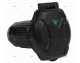 MALE POWER SOCKET 30A(50)  LED BLACK