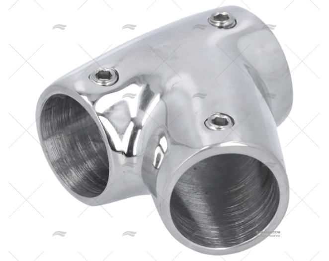 BOCCOLA PER SCALMO 60º 22mm INOX FONDELLO BASE T TUBO