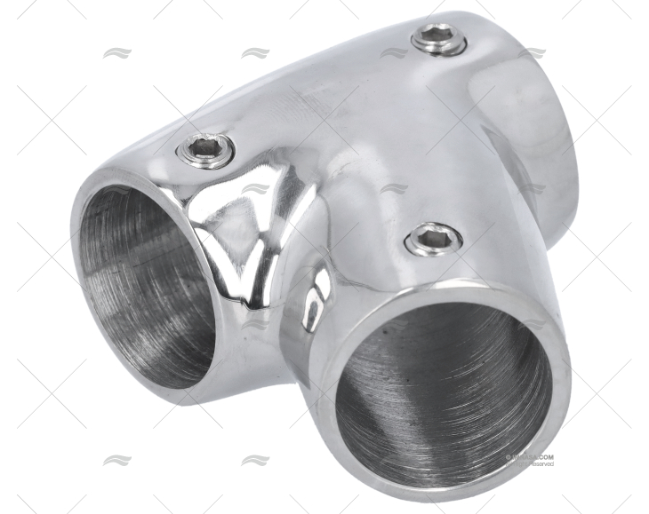 BOCCOLA PER SCALMO 60º 22mm INOX FONDELLO BASE T TUBO