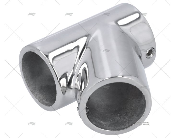 BOCCOLA PER SCALMO 60º 25mm INOX FONDELLO BASE T TUBO
