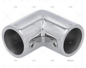 CASQUILHO DO LEME 90º 22mm INOX FUNDIÇÃO BASE L TUBO