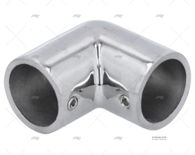 CASQUILHO DO LEME 90º 25mm INOX FUNDO BASE L TUBO