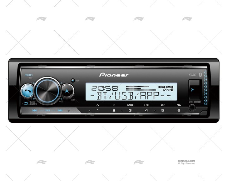 RADIO PIONNER MVH-S520BT RDS USB BLU SP PIONEER