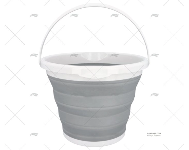 FOLDING BUCKET 10L GREY