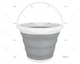 FOLDING BUCKET 10L GREY
