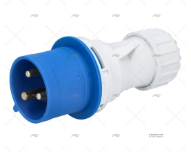 FICHA ELÉC. MACHO 230V 32A 3P 6h IP44