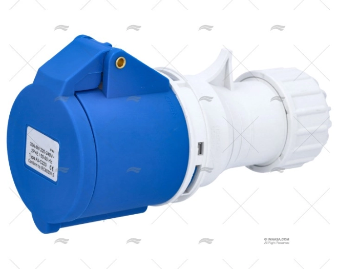 FICHA ELÉTRICA FÊMEA 230V 32A 3P 6h IP44