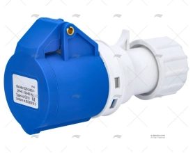 FICHA ELÉTRICA FÊMEA 230V 16A 3P 6h IP44
