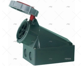 BASE ELETTR. POPPA FEMMINA 400V 63A 5P 6h IP