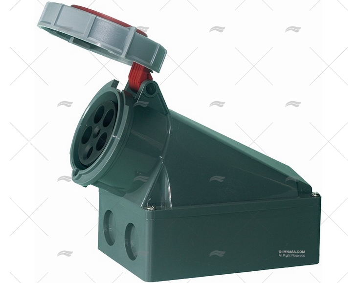 BASE ELETTR. POPPA FEMMINA 400V 63A 5P 6h IP