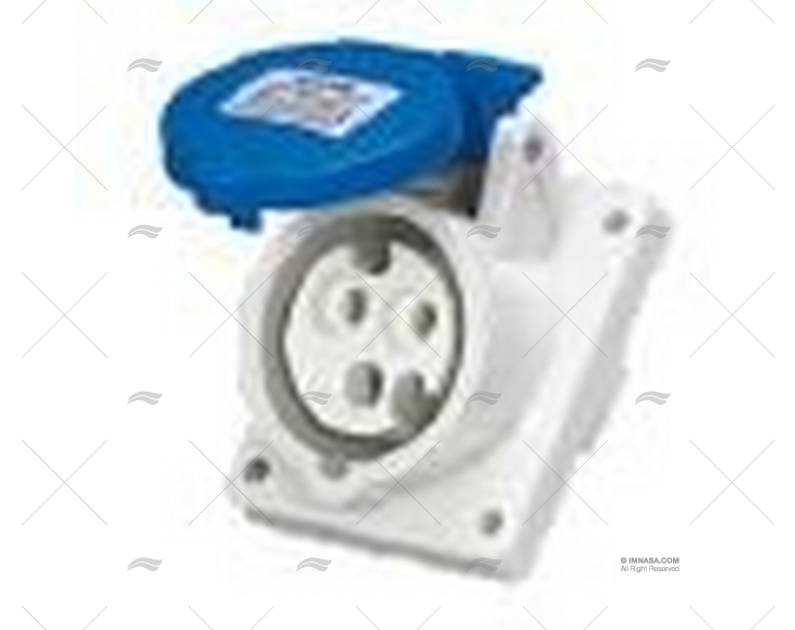 FEMALE POWER SOCKET 230V 32A 3P 6h IP44