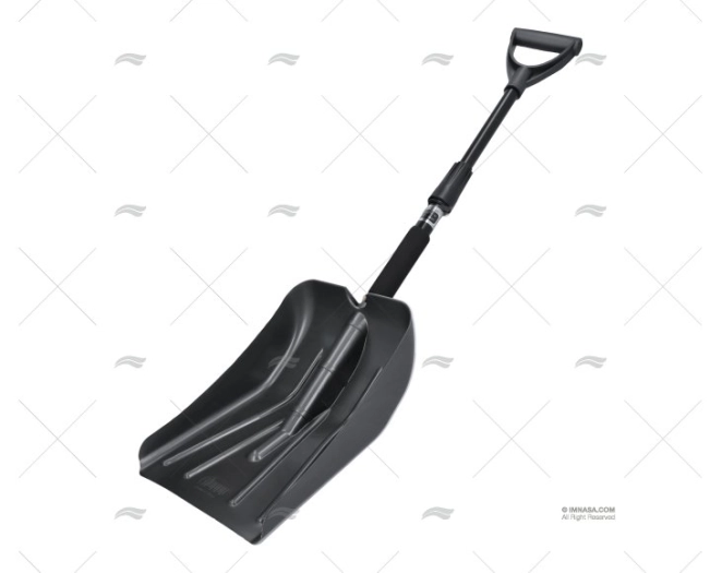 PÁ REMOVE-NEVE EXTENSÍVEL CINZA