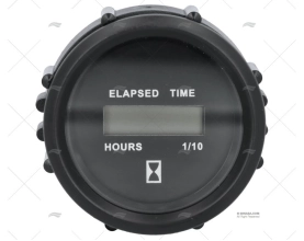CONTADOR DE HORAS  0-10000H PRETO DIGITAL FRN FARIA