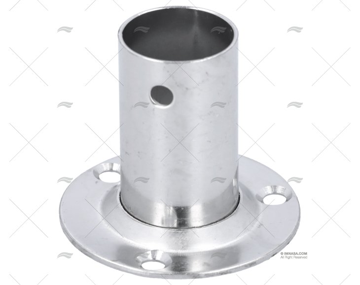 PLATINE 90º 25MM BASE 60MM INOX