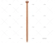 WOODEN MAST FOR FLAG 600mm