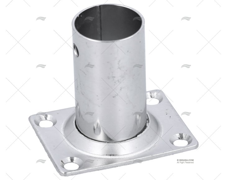 CASQUILHO DO LEME 90º 25mm INOX BASE 56X24mm