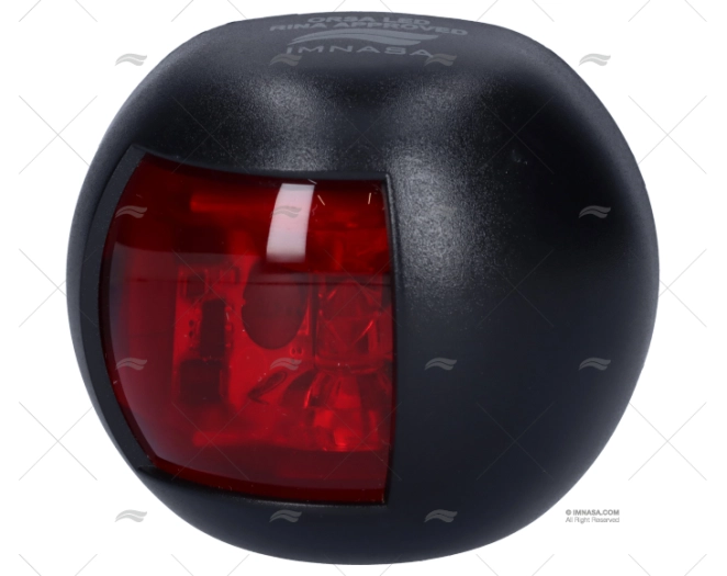 NAVIGATION LIGHT LED BLACK PORT <20m IMNASA
